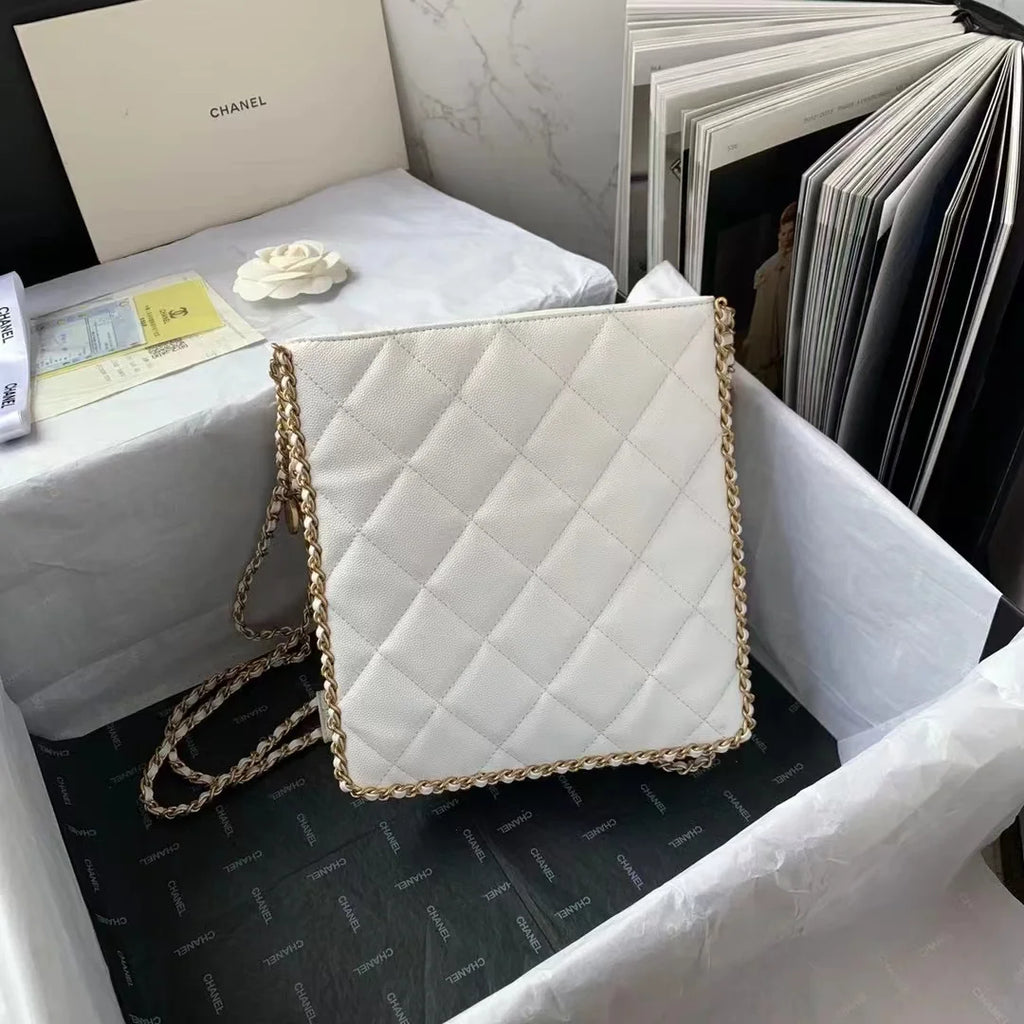 White Shopping Bag T7937