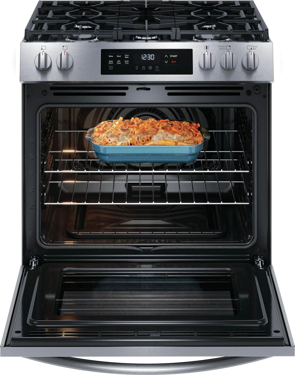 30" Front Control Gas Range with Convection Bake V292569