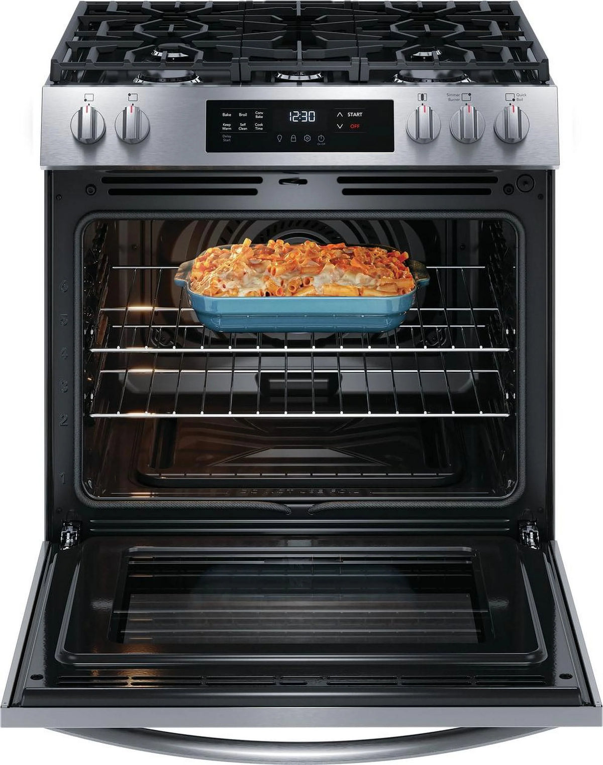 30" Front Control Gas Range with Convection Bake V292569