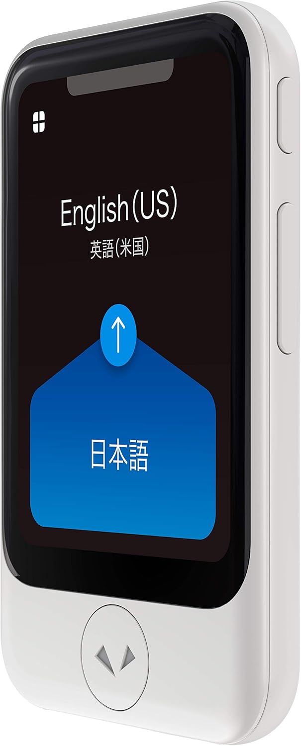 White 82 Language Voice Translator with 2 Year Built-in Data I85278