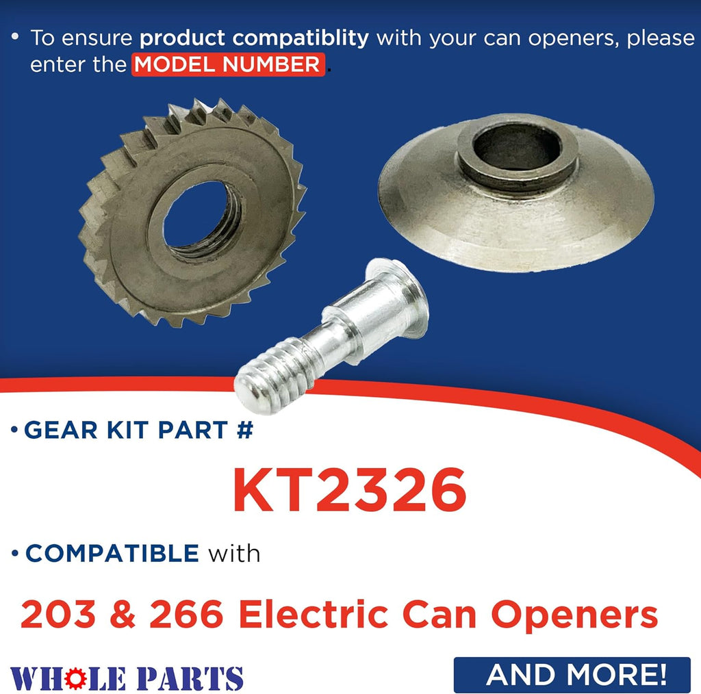 Knife and Gear Kit for Electric Can Openers H310