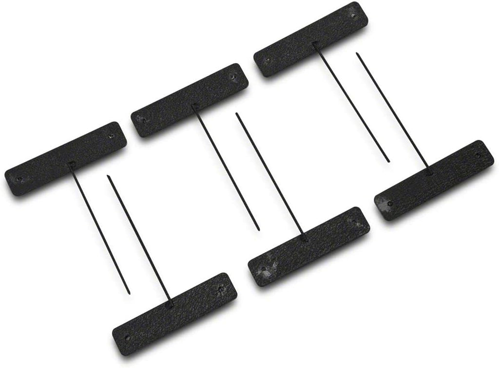 Textured Black Rock Sliders with LED Rock Lights X139