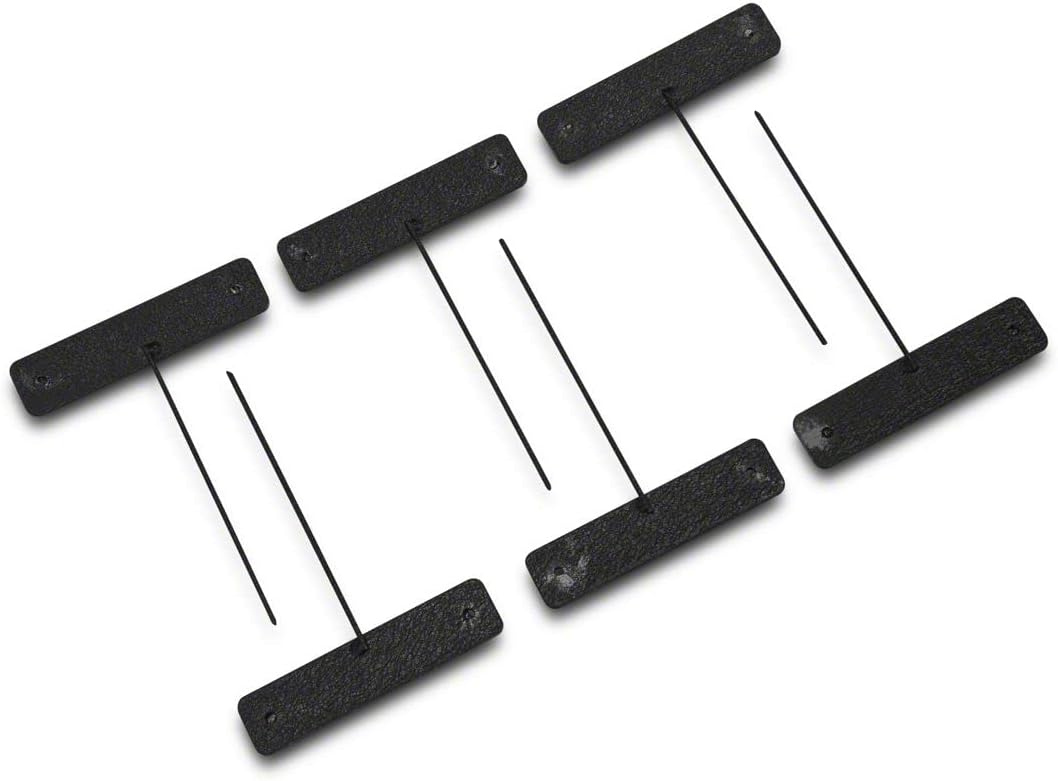 Textured Black Rock Sliders with LED Rock Lights X139