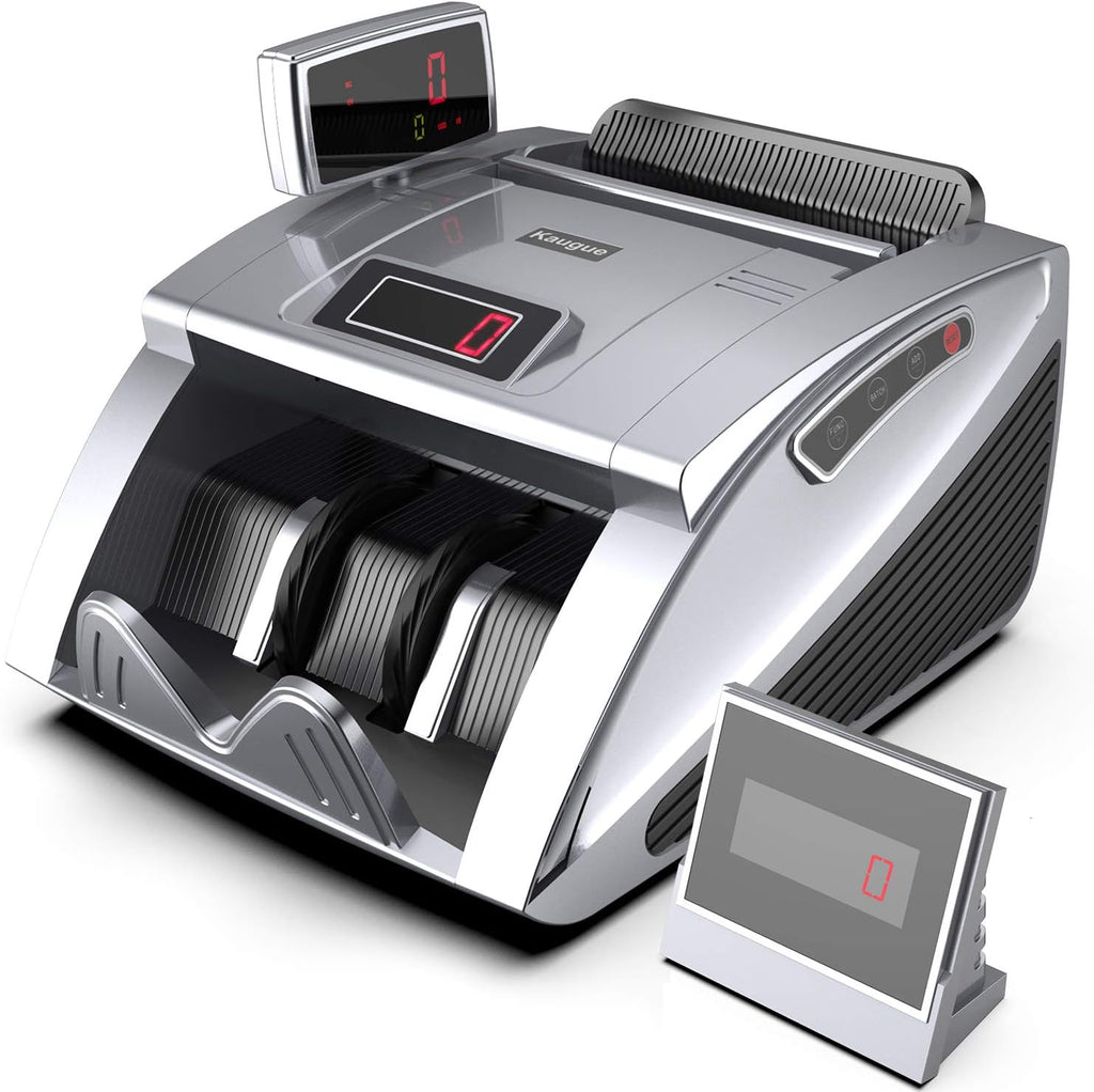 Money Counter Machine with UV/MG/IR/MT, 9 Modes, 1,200 Notes Per Minute I16871