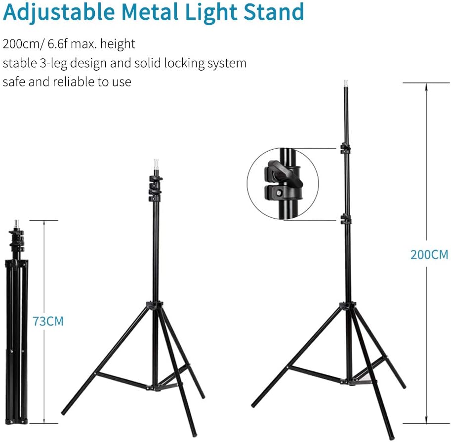 45W Bi-Color Dimmable LED Softbox Lighting Kit T372993