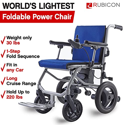Foldable Electric Wheelchair with Detachable Battery X6881