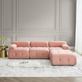 Pink Velvet Sleeper Sofa X19829