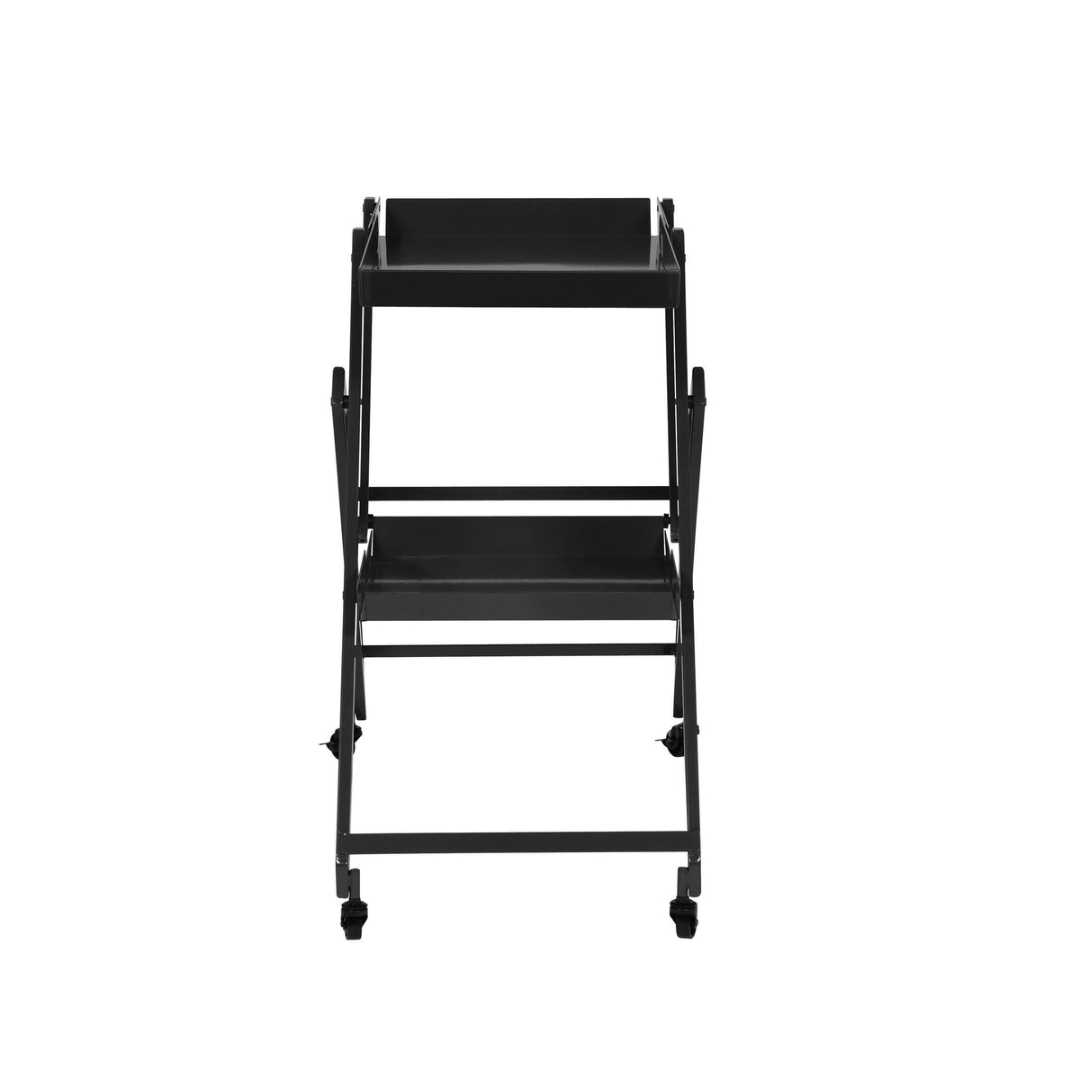 Black Folding Server Cart L390031