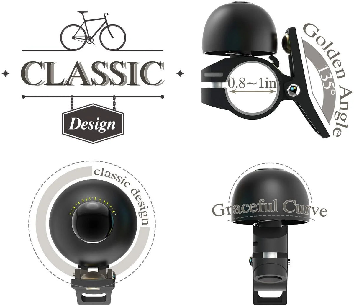 Copper Alloy Bike Bell L43412