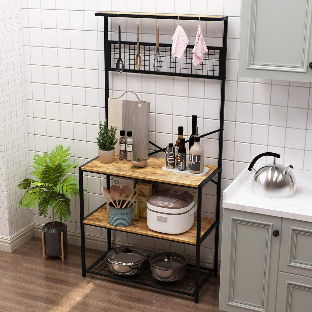 3-Tier Kitchen Baker Storage Shelf Rack R148589