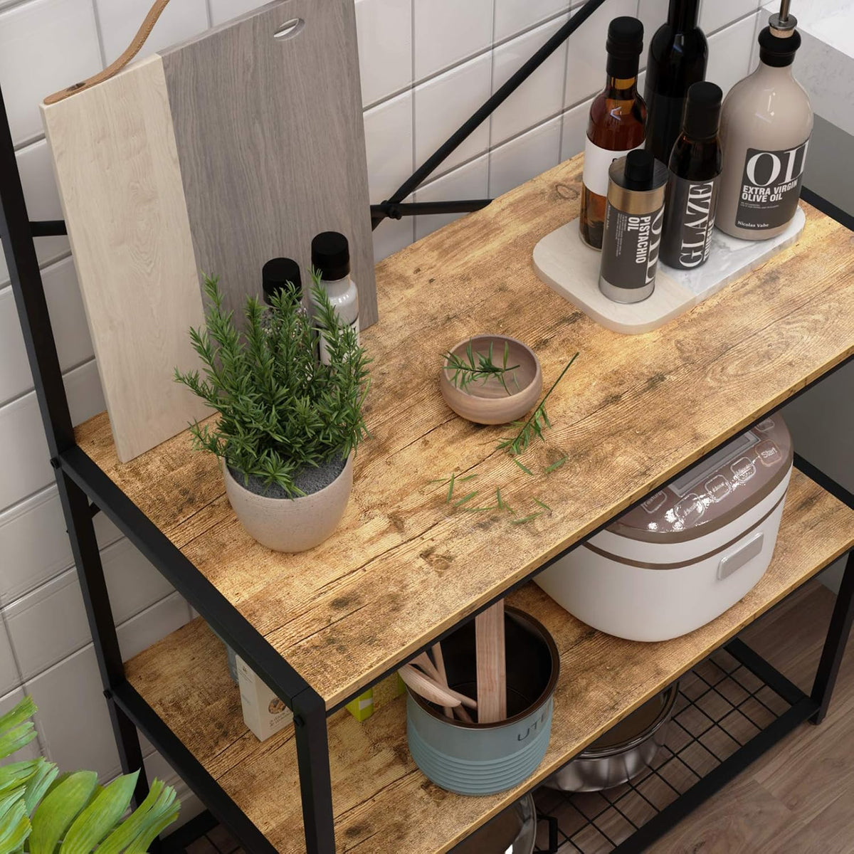 3-Tier Kitchen Baker Storage Shelf Rack R148589