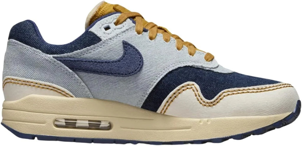 Women's Air Max 1 '87 Aura/Midnight Navy-Pale Ivory - 13 W3408