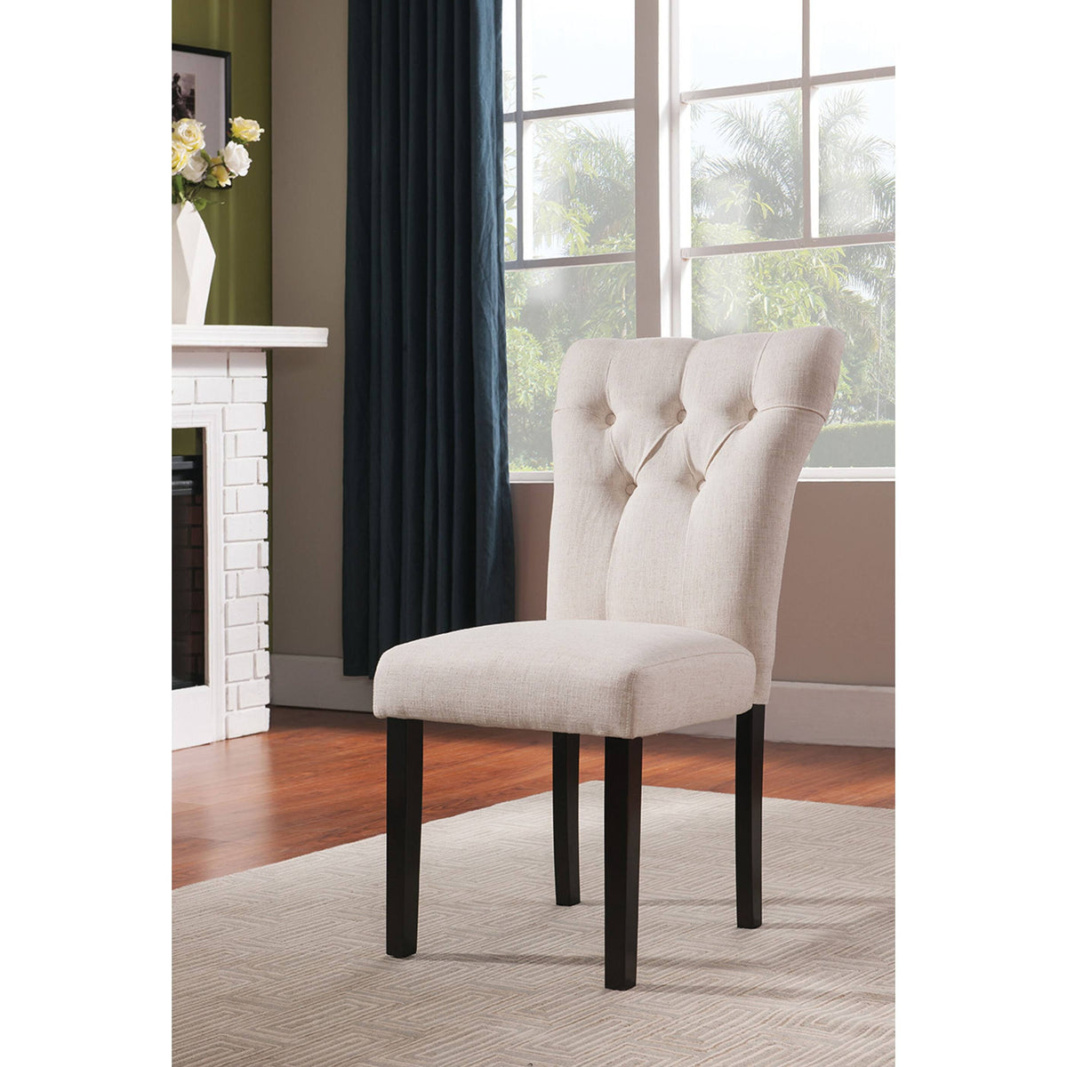 Espresso Brown Side Chair - 2 count V663527