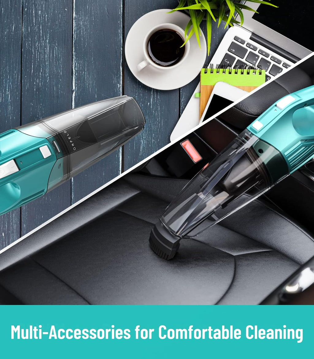 Green Pack of 2 Cordless Handheld Vacuum G15356
