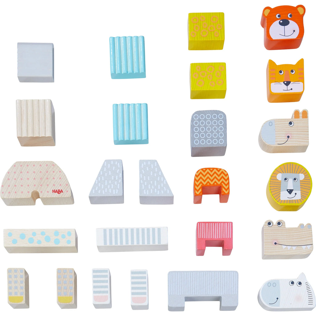 Wooden Blocks - 25 Piece Set M7393