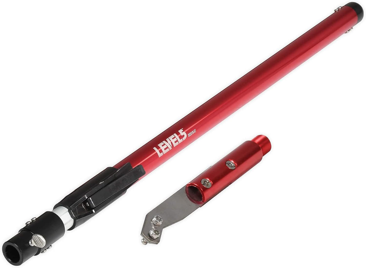 Nail Spotter Extension Handle, 47" to 77" - Anodized Aluminum Y511030