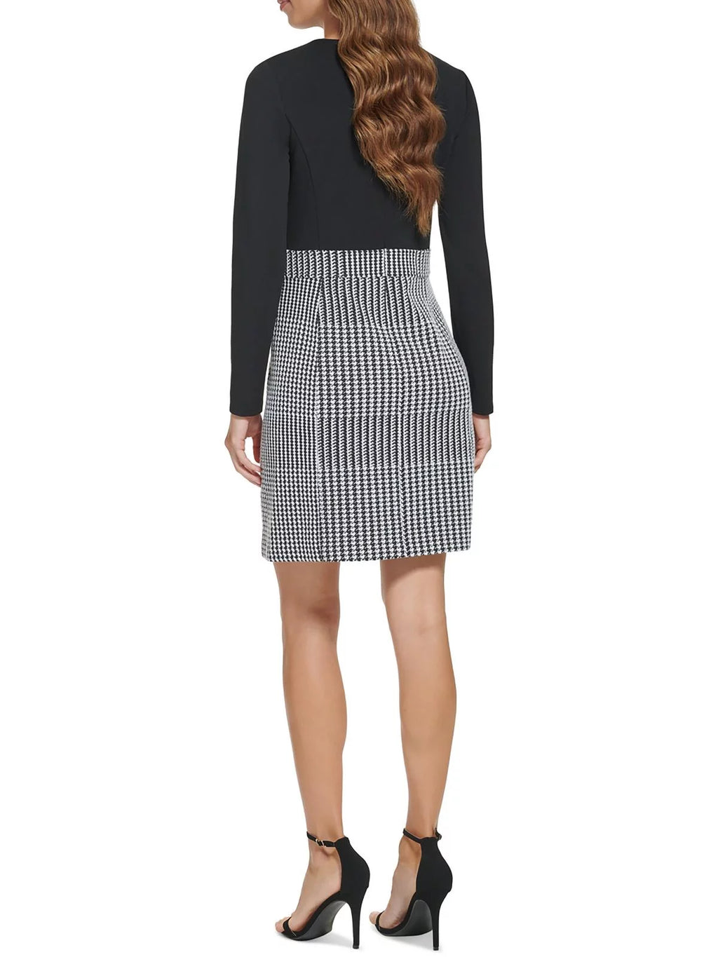 Petites Knit Long Sleeves Shift Dress X452
