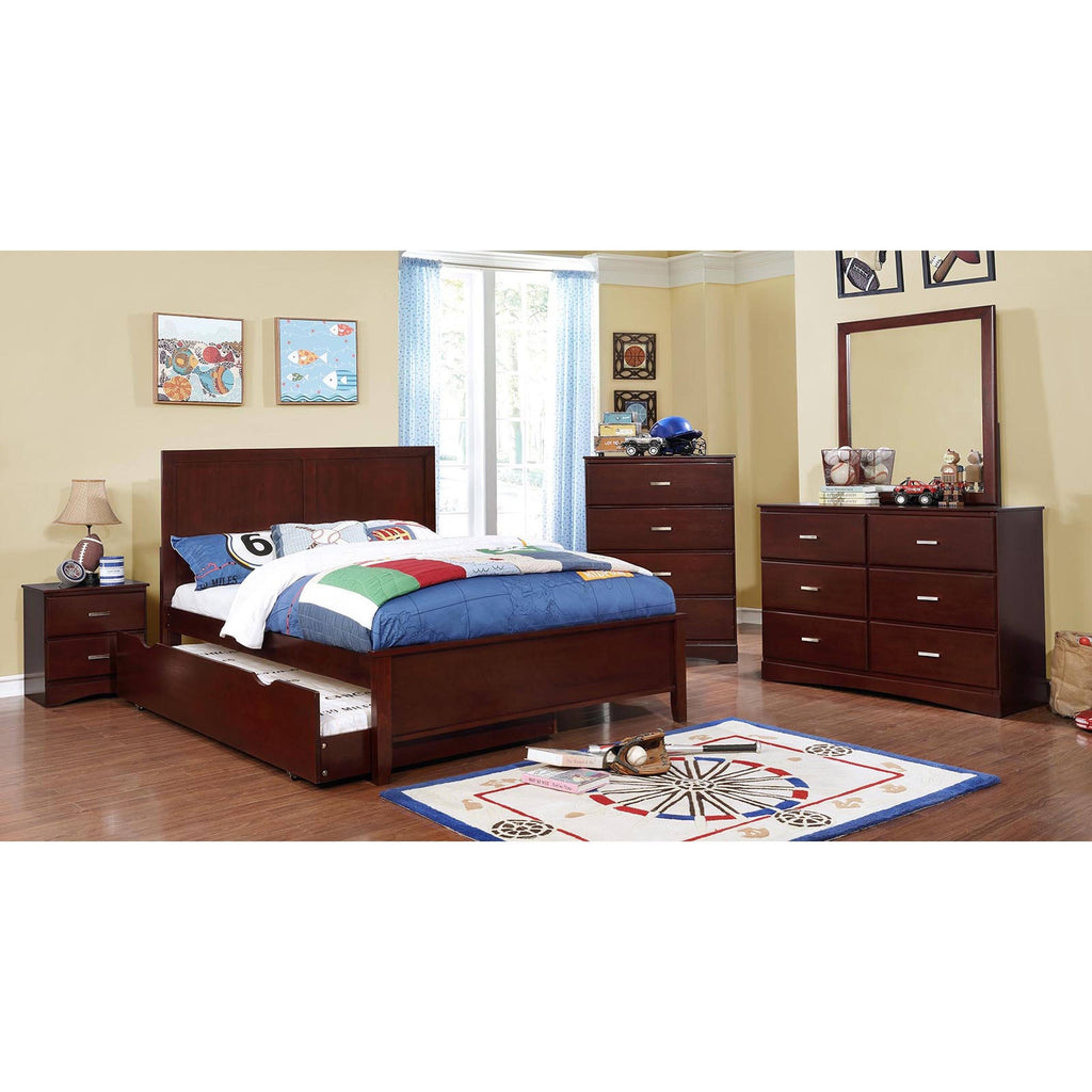 Twin Solid Wood Panel Bed T272838