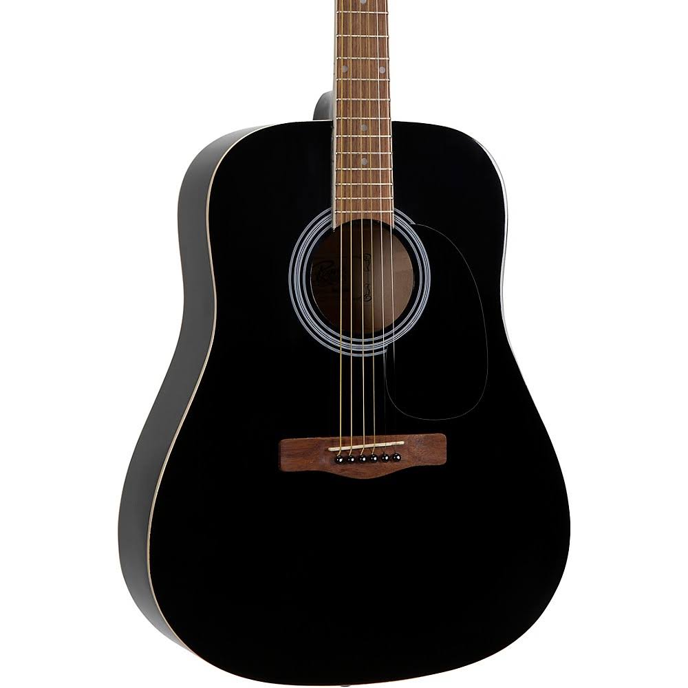 Black Dreadnought Acoustic Guitar S89482