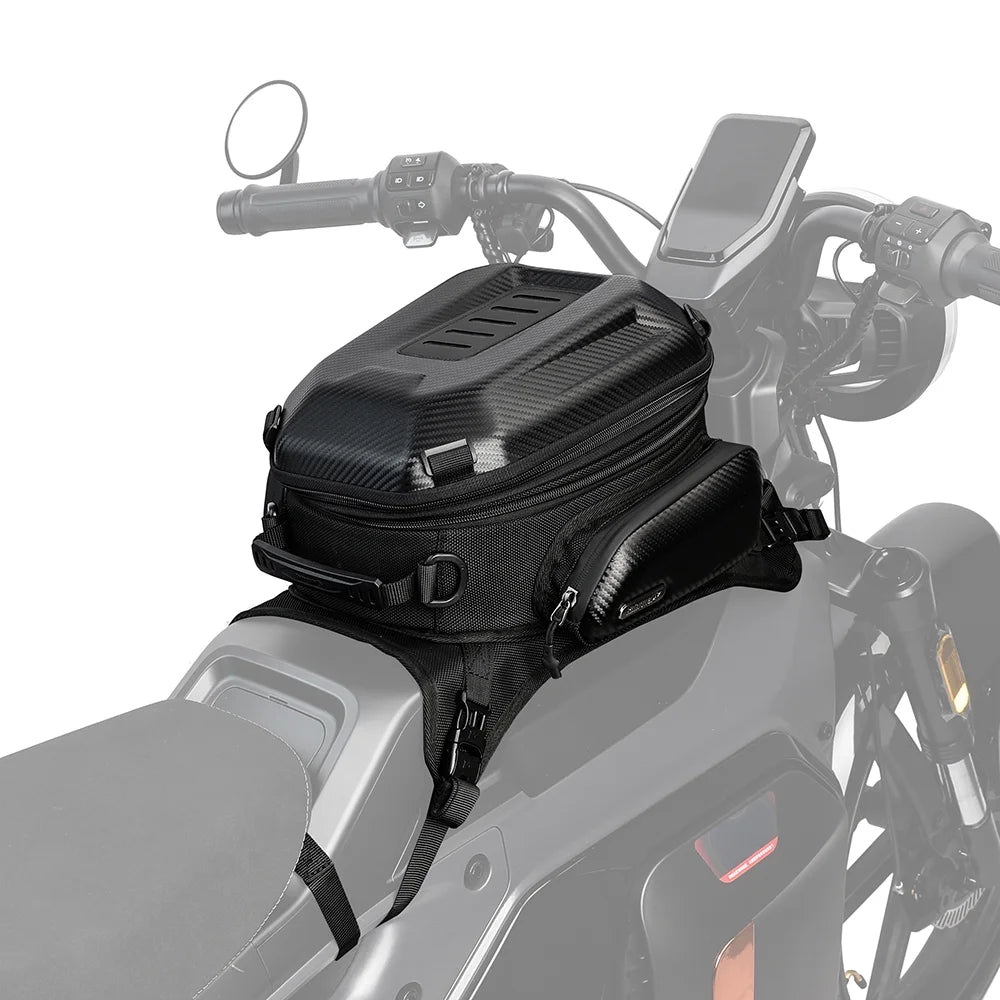 Expandable Waterproof Motorcycle Fuel Bag 15-18L T65221