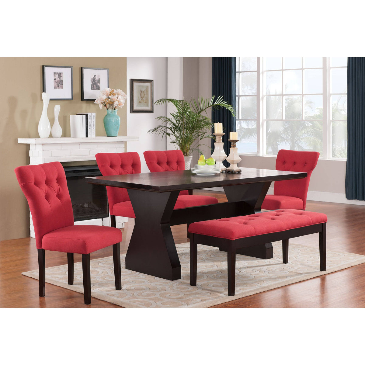 Espresso Brown Side Chair - 2 count V663527