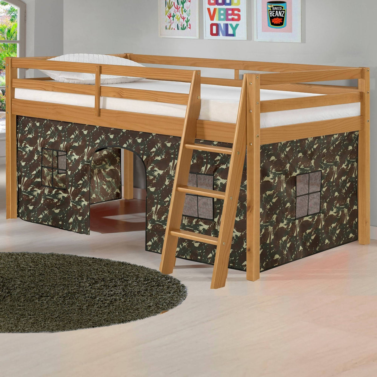 Twin Junior Loft Tent Bed O7176