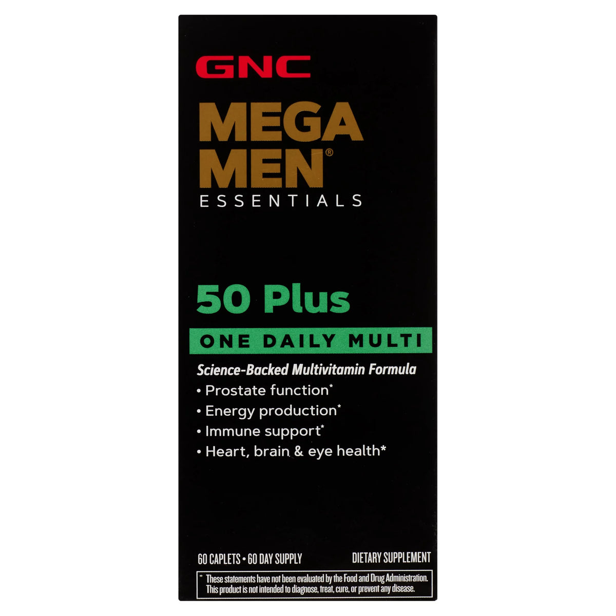 Mega Men 50-Plus One Daily Multivitamin, 60 Tablets B7942