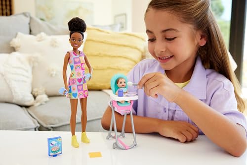 Barbie Skipper Doll & Playset with Accessories, Color-Change Toy K43014