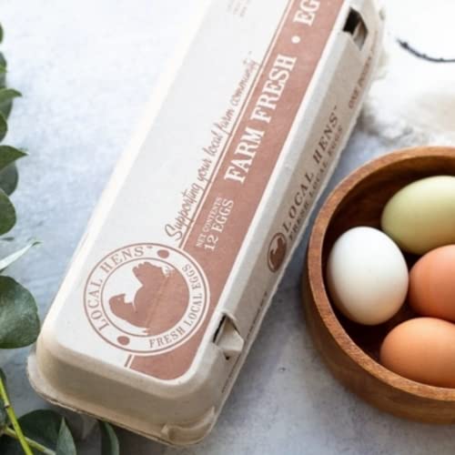 12-Egg Paper Pulp Egg Carton - 50 Pack U5635