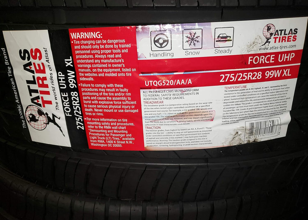 275/25R28 99W XL Ultra-High Performance All Season Tire A69245