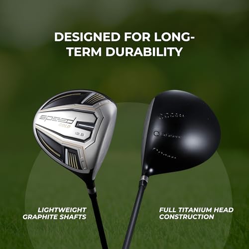 Titanium Driver Golf Club, Right-Handed, Graphite Shaft I52815
