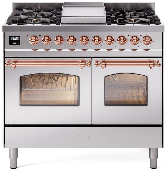 40 Dual Fuel Propane Gas Range Stainless Steel F215785