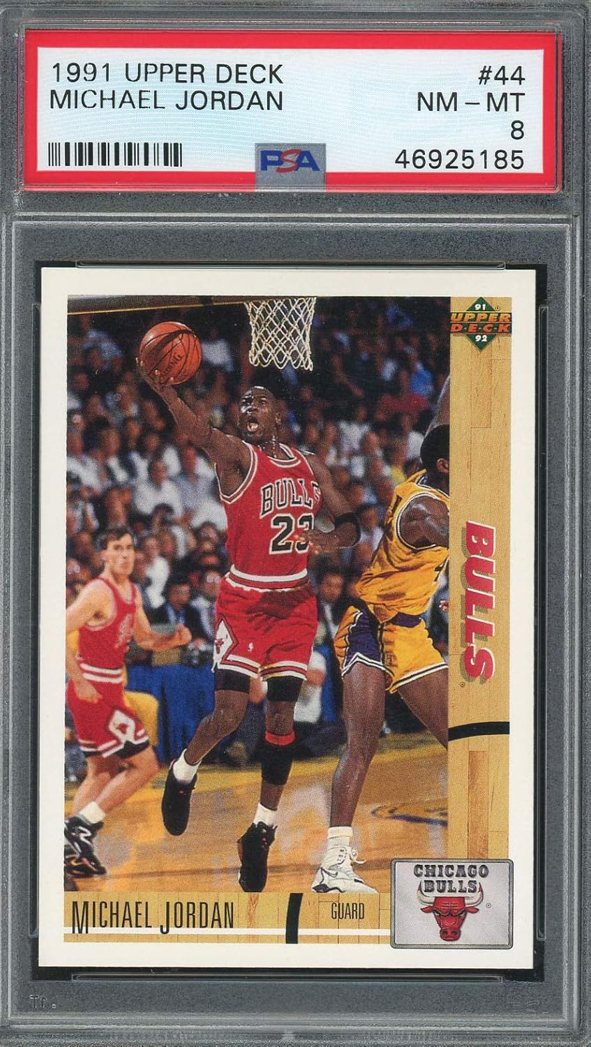 1991 Upper Deck Basketball Card #44 Graded PSA 8 L2107