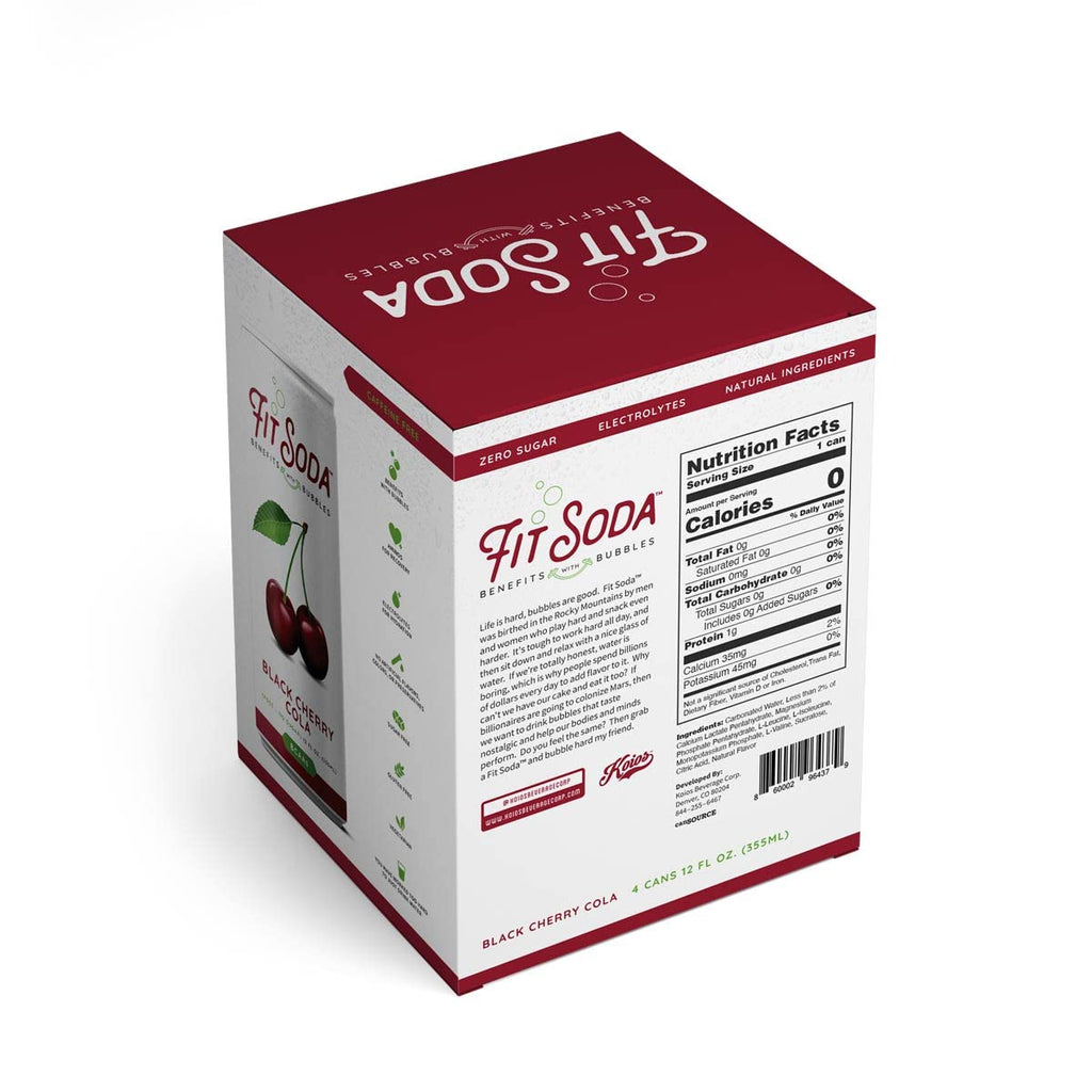 Black Cherry Cola 0 Calorie Soft Drink 24 Pack K13405