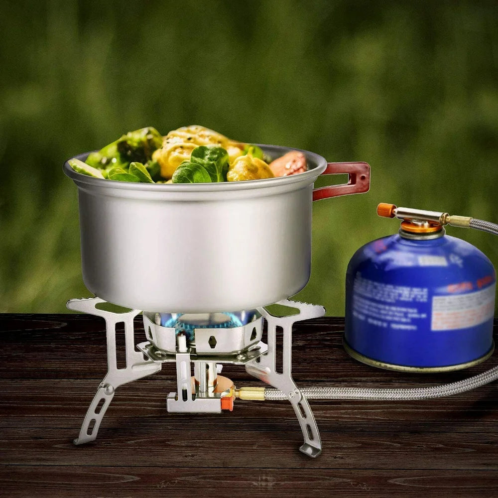 3500W Windproof Camping Folding Gas Mini Stove R8214