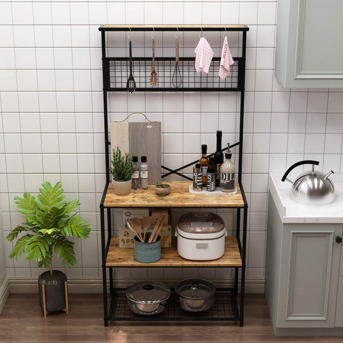 3-Tier Kitchen Baker Storage Shelf Rack R148589