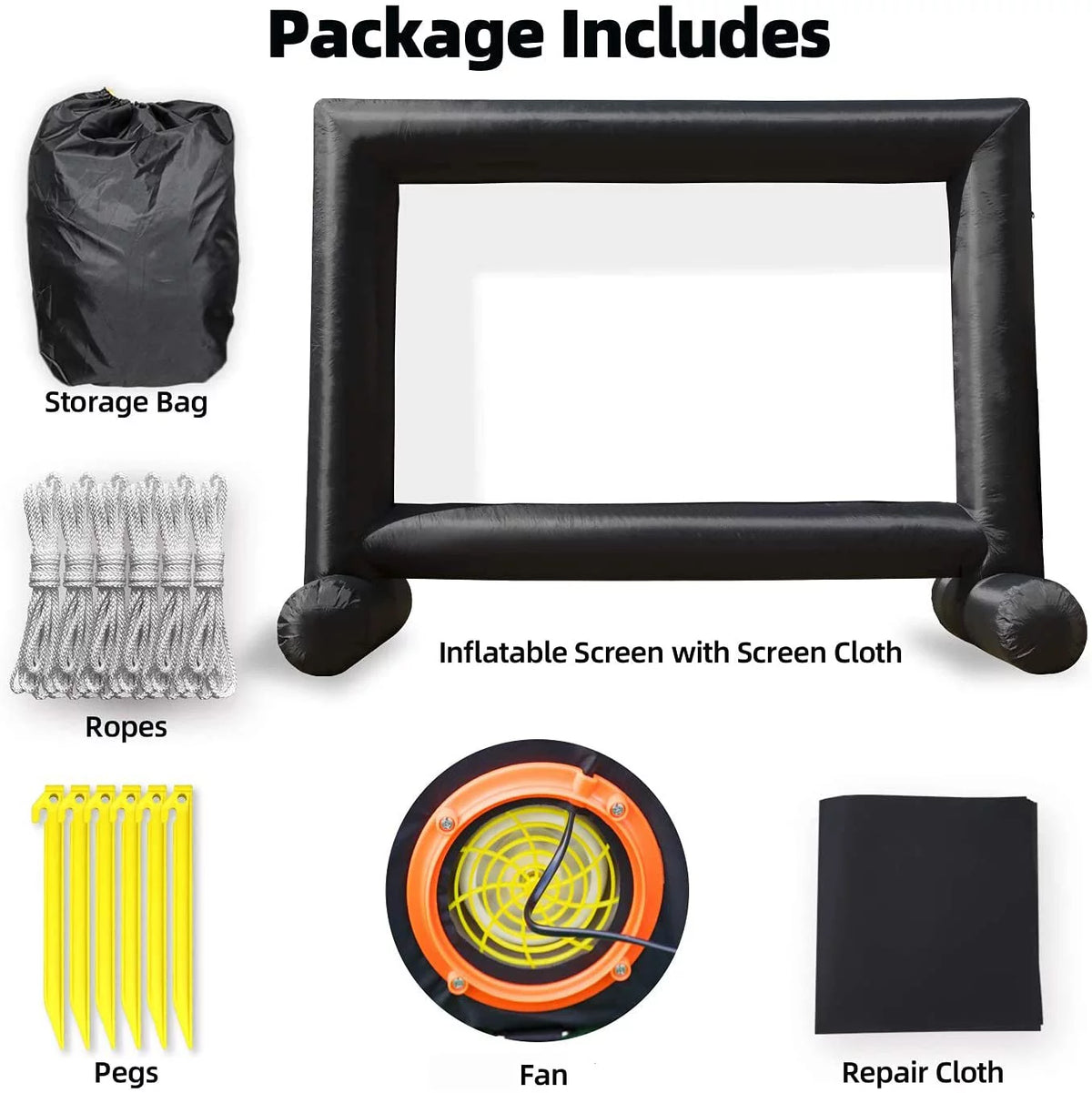16ft Inflatable Outdoor Projector Screen N629