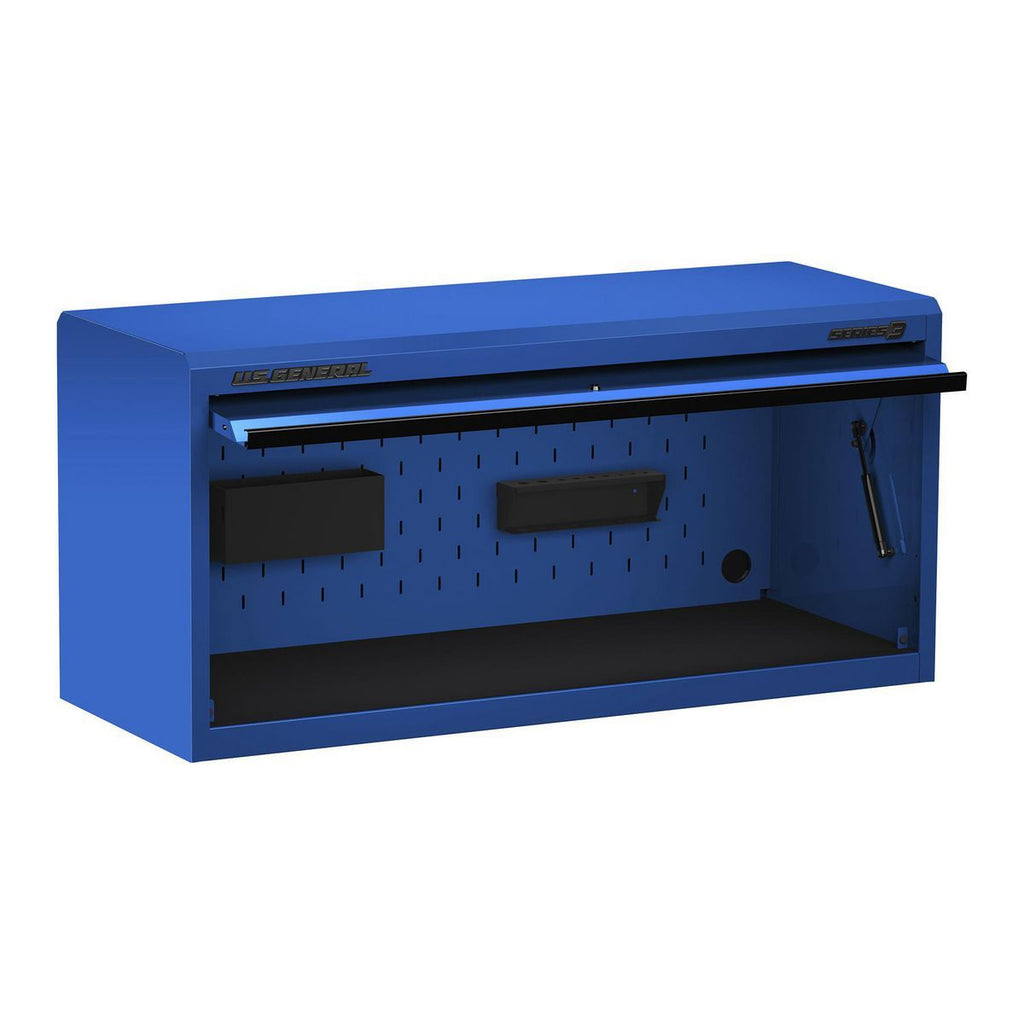 56 in. x 22 in. Blue Work Center Hutch C980