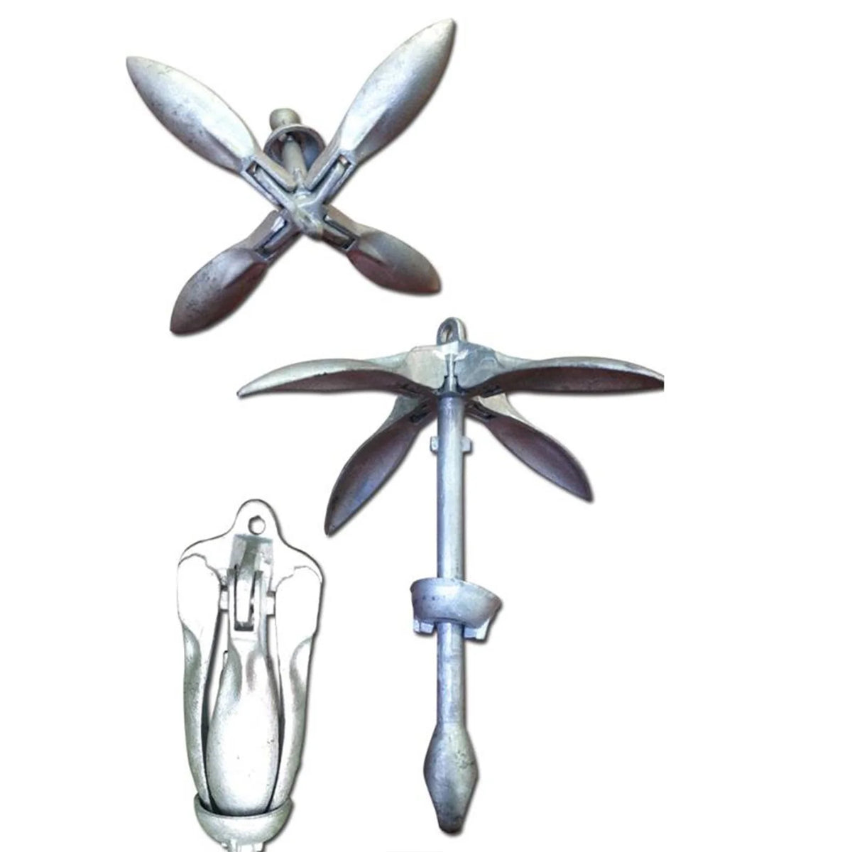 Carbon Steel Grapnel Boat Anchor 1.5KG T6616