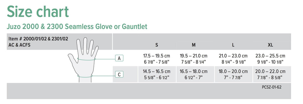 15-20 mmHg Soft Seamless Glove, X-Large, Right, Black I956