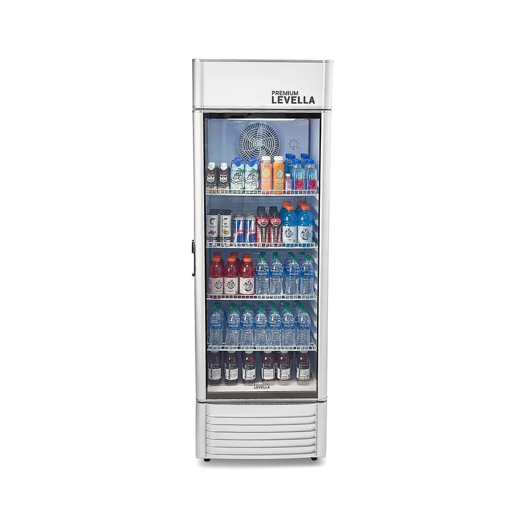 9.0 cu. ft Single Door Commercial Refrigerator Beverage Cooler in Silver V4629