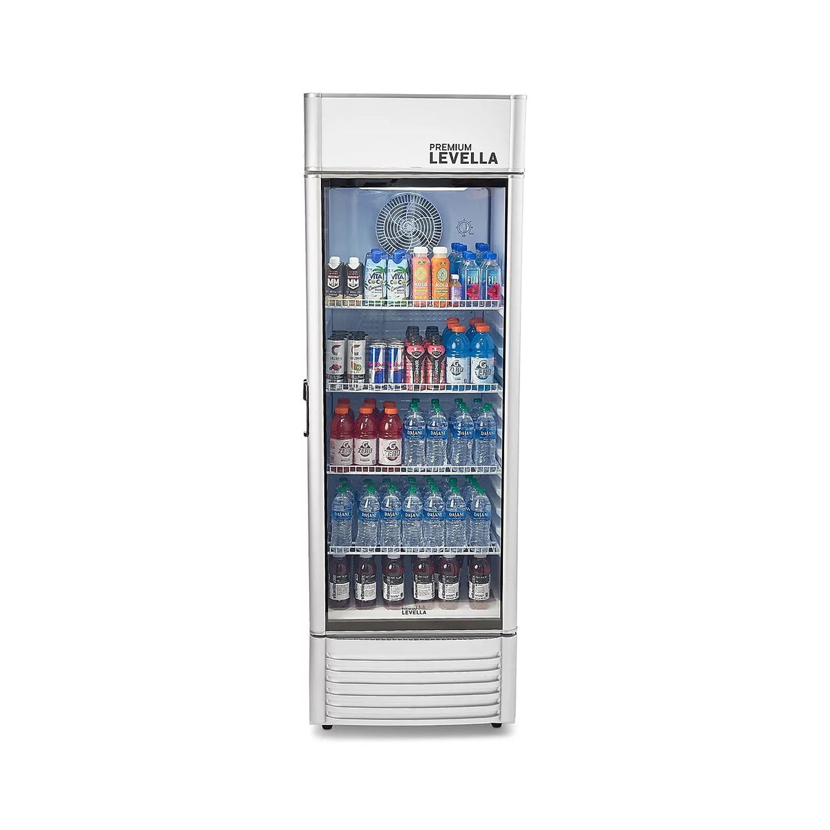9.0 cu. ft Single Door Commercial Refrigerator Beverage Cooler in Silver V4629