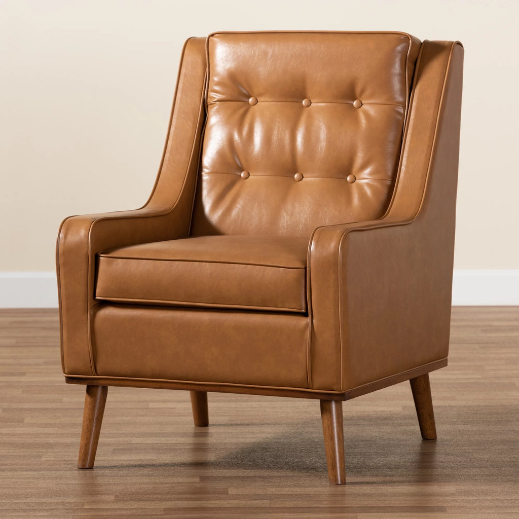 Tan Lounge Chair Y7366