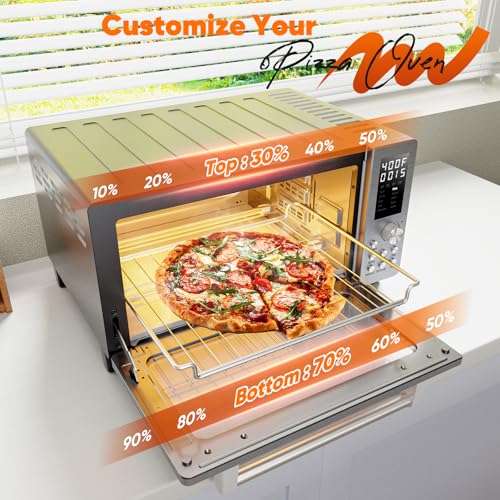 Mint Green 21QT Toaster Oven Air Fryer Combo I737