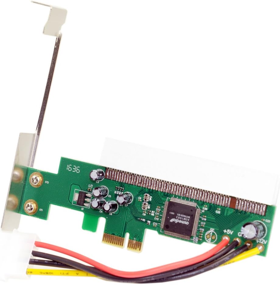 PCI-E X1 X4 X8 X16 to PCI Bus Riser Card Adapter Converter with Bracket Pack of 2 E4129
