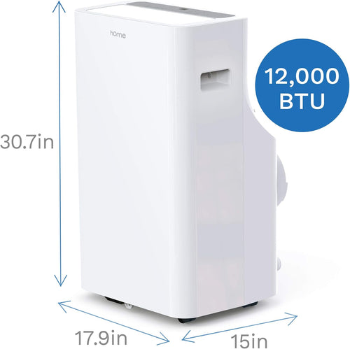 12000 BTU Portable Air Conditioner with Wheels and Remote Control T91588