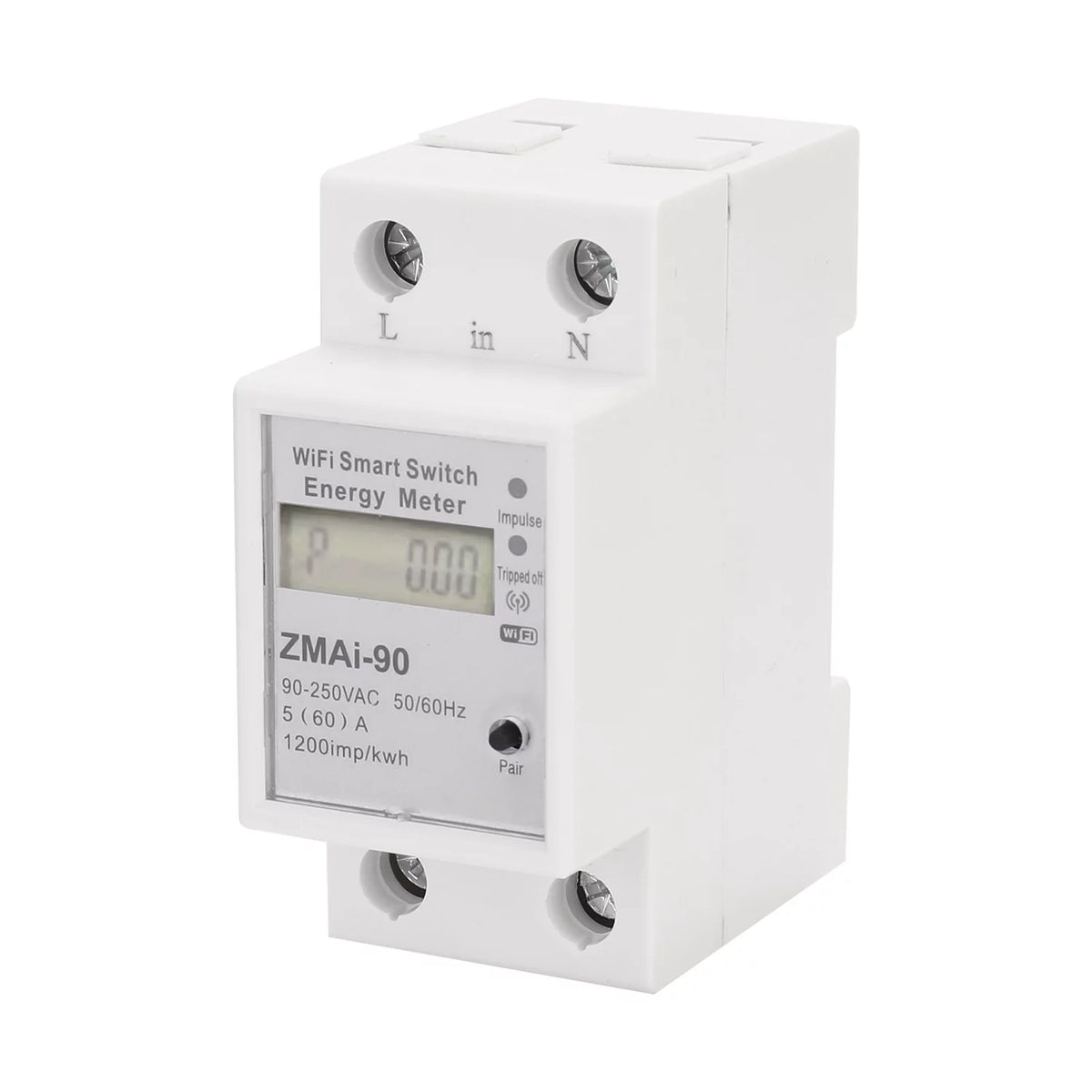 Single-Phase Din Rail Wifi Energy Meter O445