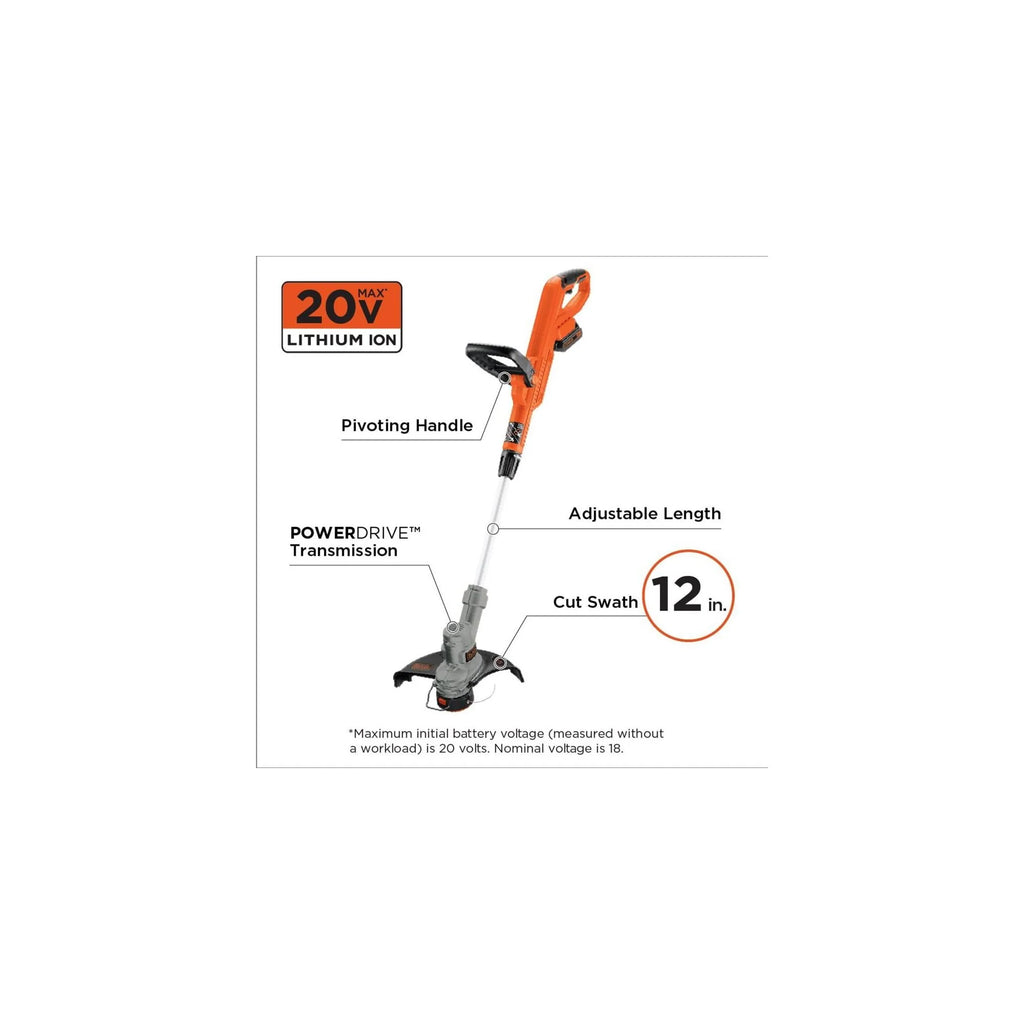 20V MAX Lithium 12 in. Trimmer/Edger I14382