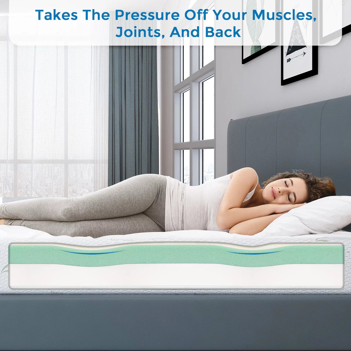 8 inch Memory Foam Full Mattress C1274