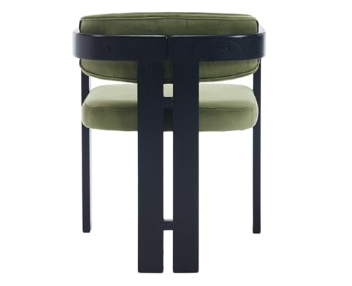 Black PU Leather Dining Chairs Set of 4 O75565